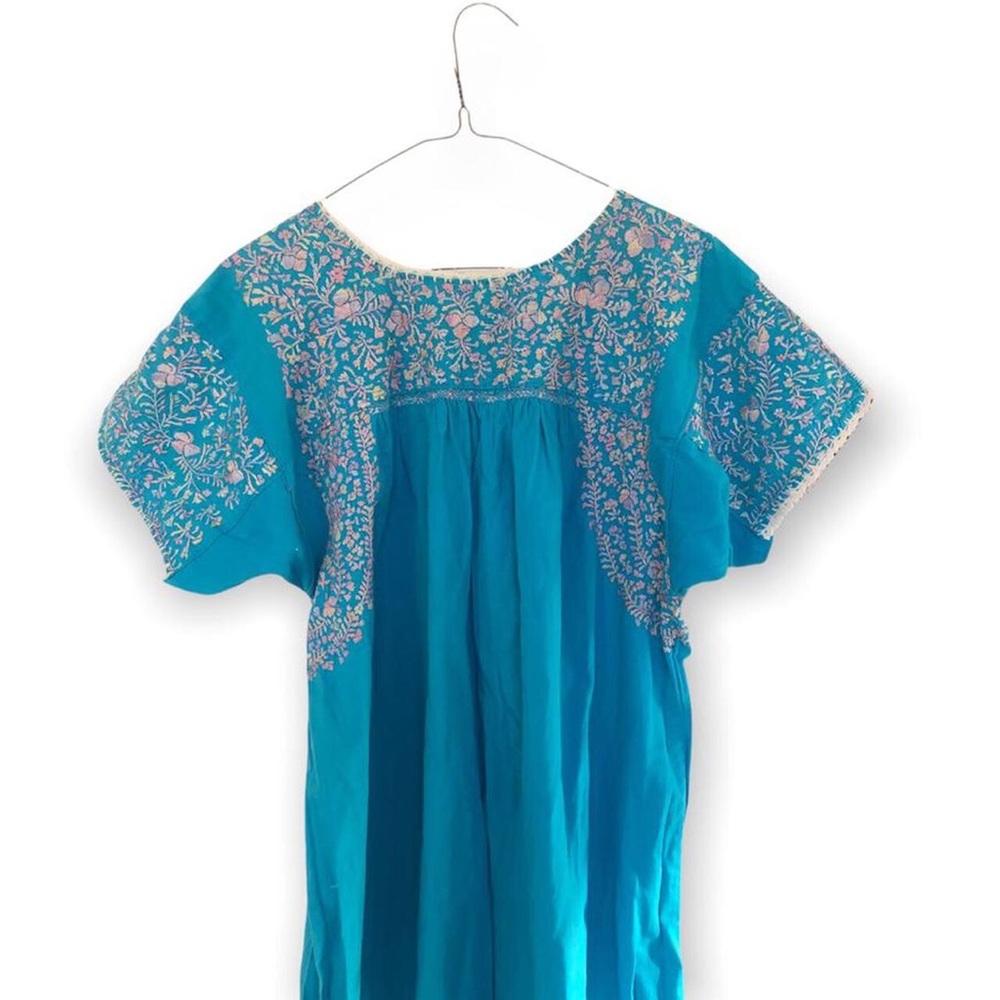 Vintage Hungarian Embroidered Prairie Dress - image 2